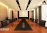 design a professional office mockup zoom virtual background